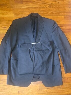 Breras Milano Confezione Sartorial Wool Flat Front Men’s Suit IT 50/US 42 - FLAW